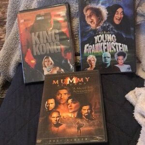 DVD BUNDLE; The Mummy Returns, King Kong (new) and Young Frankenstein